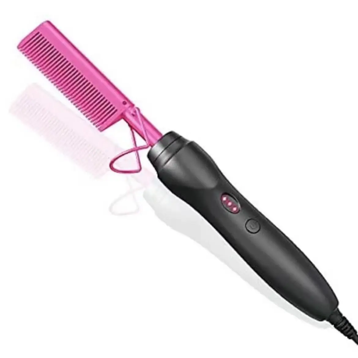 Pente quente Elétrico Pente Reto Modelador De Cabelo Mini Alisador De Cabelo Curling Iron Pente De Modelador De Cabelo