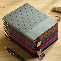 Set de Regalo de Cuaderno Promocional Personalizado al por Mayor con Bolígrafo, Agenda de Cuero PU en Blanco para Oficina, Diario A5 con Logotipo y Caja