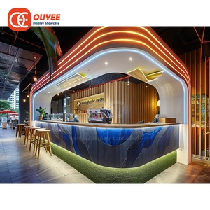 Solution Clé en Main pour Café : Vitrine de Présentation pour Fournisseur de Solutions de Détail, Grande Capacité, en Mélamine, pour <span class=keywords><strong>Boutique</strong></span> de Café - Product Image 4