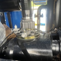 Compresseur à vis portable Airstone 1024CFM 23Bar 333Psi à deux étages, refroidi par air, avec moteur diesel Cummins et moteur PLC, sur roues, pour usage municipal