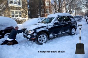 Xẻng Xúc Tuyết Di Động Cho Xe Hơi Với Tay Cầm Bằng Nhôm Mở Rộng - Product Image 6