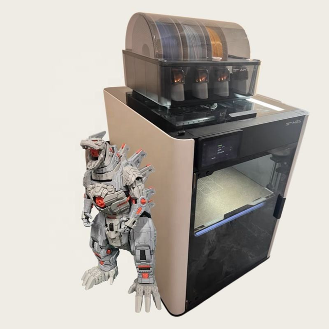 2026 H2D AMS Combo Dual-Nozzle Large-Format 350x320x325mm High-Speed (Up to 600mm/s) Enclosed Core-XY Multi-Color FDM 3D Printer