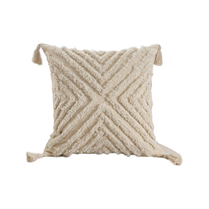 Fodera per cuscino decorativa quadrata in stile nordico <span class=keywords><strong>con</strong></span> nappe, per divano e testiera del <span class=keywords><strong>letto</strong></span> - Product Image 5