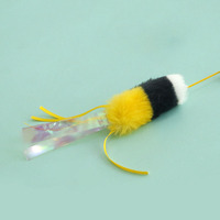 Nouveau Jouet Interactif pour Chat en Plastique de Luxe, avec Queue en Peluche et Clochette, Fournitures pour Animaux de Compagnie en Gros