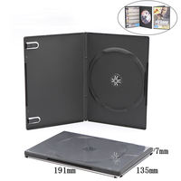 Caja de Almacenamiento para 10 Discos DVD de Alta Calidad, 191x135mm, Material PP, Estuche Multicapa para CD, para Sistema de Audio de Auto, Celebraciones de Boda