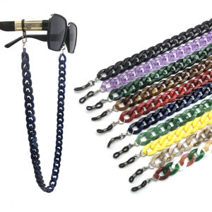 Porte-<span class=keywords><strong>lunettes</strong></span> au design <span class=keywords><strong>tendance</strong></span>, chaîne à <span class=keywords><strong>lunettes</strong></span> en acrylique <span class=keywords><strong>tendance</strong></span>, antidérapante, chaîne de collier multicolores pour <span class=keywords><strong>lunettes</strong></span> de soleil - Product Image 3