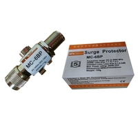 Parafoudre coaxial Milcom MC-6BP MC-6BR, protection contre les surtensions, montage en cloison, connecteur mâle/femelle de type N, émetteur RF 6 GHz