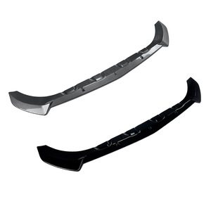 Mercedes-Benz Front Lip Splitter Carbon Fiber Texture ABS 2016-2019 AMG Line Style - Product Image 5