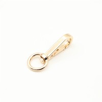 Vente en gros de porte-clés en alliage de zinc sans nickel de haute qualité, avec anneau en D pivotant et mousqueton pour sacs, sacs à main, accessoires pour sacs de chien