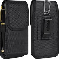 Op maat gemaakte telefoonholster voor iPhones 17, Samsung Galaxy S25, pen, kaart, draagbare opbergtas met riemclip