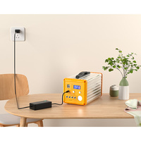 Cargador Portátil para el Hogar de 50w, Kits de Luces LED Solares con Batería para Panel Solar