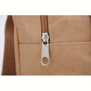 Baoren Sac à Bandoulière en Papier Kraft Lavable Recyclé Personnalisé Porte-Documents pour Ordinateur Portable Sacoche pour Ordinateur Portable avec Poignée - Product Image 4