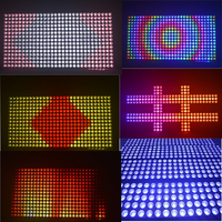 Luz led estroboscópica para dj, barra de luces de escenario 4 en 1, matriz atómica, control DMX, 25 ojos, 10w, RGBW