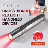 Alat terapi cahaya merah inframerah dalam, USB sendi pereda nyeri otot lutut kaki tubuh wajah peradangan senter medis