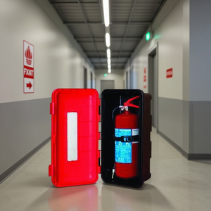 Boîte à extincteur Ttake 6 kg 335 x 620 x 240 mm, boîte de rangement murale pour équipement de sécurité incendie - Product Image 3