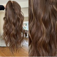 Perruque Lace Front 100% Cheveux Humains Vierges Ondulés Effet Balayage Ombré Disponible Densité 150% Raie Libre Longueur et Densité Personnalisables
