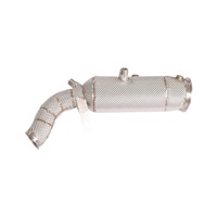 Downpipe Knalpot Stainless Steel untuk Audi A4/A5 Avant 2.0T dengan Ketebalan 1.5mm dan Garansi 1 Tahun