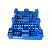 Palette en plastique à grille pour usage industriel, 4 voies, pour entrepôt, à usage au sol, durable, de haute qualité, personnalisée, bon marché, fabriquée par HUADU