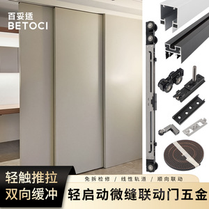 Betoci Door Roller YG231 201 Stainless Steel Smooth Rolling Micro <b>Gap</b> Wooden Door Sliding Hardware - Product Image 2