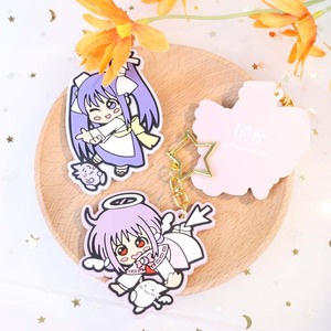 Customizable 2D 3D Cartoon Silicone PVC Keychain Personalized Character Rubber Exquisite Keychain Plastic Crafts