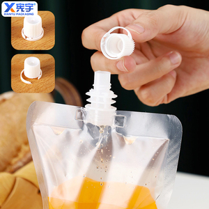 100ml-500ml nhựa dọc vòi phun Túi chất lượng cao nhựa composite vòi phun bao bì chất lỏng túi cho sữa, nước trái cây, cà phê - Product Image 6