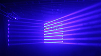 Lampu Beam Bar Disko 80W RGBW Moving Bar LED Stage Spider Light dengan Kontrol DMX512 Ra90 CRI Konstruksi Aluminium+Plastik