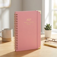 Carnet spirale portable A5 personnalisé avec dorure à chaud pour la planification des tâches personnelles – Nouveauté 2027, écriture fluide, best-seller