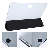 Nouveautés Offre Spéciale en gros pour OnePlus Pad 2 étui pour tablette en cuir intelligent en TPU transparent à trois volets avec fente pour stylo