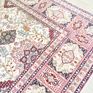 Alfombras Turcas Lavables de 9x12 pies, Alfombras de Oración Modernas Afganas <span class=keywords><strong>Qum</strong></span>, Precios de Alfombras de Seda y Algodón Hechas a Mano - Product Image 6