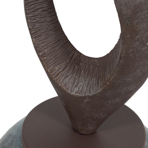 Vaso da terra alto moderno in metallo, vaso decorativo per soggiorno, camera da letto, ufficio, Capri - Product Image 5