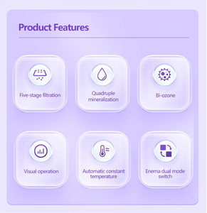 เครื่องทำไฮโดรเทอราพีลำไส้รุ่นใหม่ปี 2026 สำหรับทำความสะอาดลำไส้และดีท็อกซ์ เหมาะสำหรับศูนย์ความงามและสุขภาพ - Product Image 2