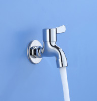 Robinet mural moderne en laiton et céramique DN15 de haute qualité, monocommande eau froide, installation facile, vente en gros usine