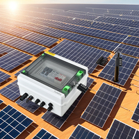 Boîtier de combinateur de panneaux solaires photovoltaïques Tulabu 1 entrée 1 sortie DC1000V, boîtier de combinateur en plastique pour système solaire DC 1000V avec courants de 100A, 32A, 63A, 30A