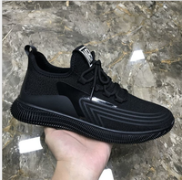 Vente directe usine : Chaussures décontractées et sportives en coton pour hommes, style mode, avec semelle compensée