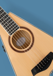 32 Inch Acoustic Guitar Deviser Flying-<b>v</b> Style Guitar Oem <b>Stringed</b> Instruments All Solid Wood Acoustic Guitar with Double-u3 Eq - Product Image 6
