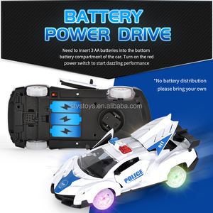 360 डिग्री बम्प, गो इलेक्ट्रिक पुलिस कार 3 दरवाजे खुले - Product Image 4