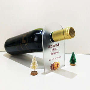 Support de caddie à <span class=keywords><strong>vin</strong></span> acrylique vierge par Sublimation pour cadeaux d'affaires personnalisés - Product Image 1