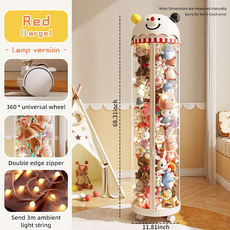 Marrone-può contenere 85 bambole