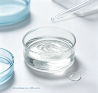 Micro-émulsion capillaire transparente au silicone Quaternium-18, Trideceth-3, Trideceth-7 pour la réparation des cheveux abîmés