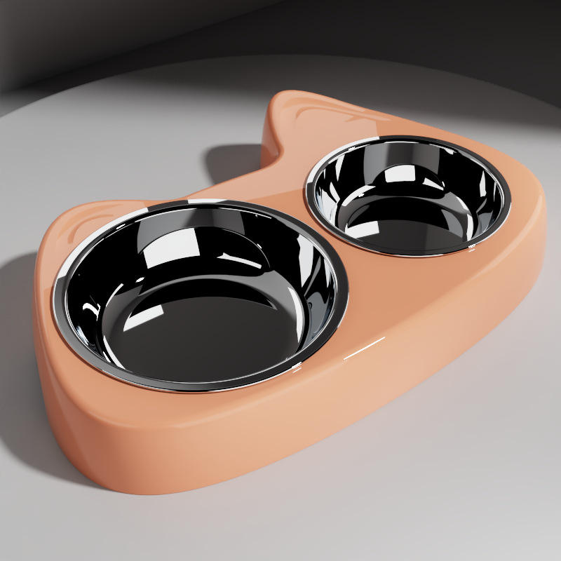 สแตนเลสสตีล สองช่อง - สีชมพูบานเย็น