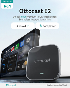 Boîte Ottocast Android <span class=keywords><strong>Auto</strong></span> et Carplay, adaptateur filaire vers sans fil Carplay, boîte Android <span class=keywords><strong>Auto</strong></span> Carplay AI pour voiture - Product Image 5