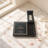 Boîte cadeau rigide rouge de qualité supérieure avec double ouverture, style armoire élégante, emballage de luxe pour parfums et cosmétiques, logo personnalisé