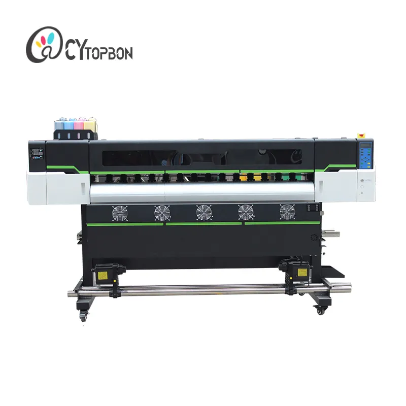 Impresora de sublimación <span class=keywords><strong>digital</strong></span>, máquina de impresión de 1,6 m, 1,8 m, 2 cabezales, 4 cabezales, a la venta