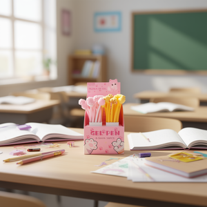 Cat Paw Gel Pen 0.5mm Rounded Tip Writing Supply School Office Use - Product Image 2