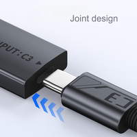 Câble USB de charge rapide 4-en-1 détachable, tressé en tissu, cuivre pur, 1,2 m, gris foncé, logo personnalisé, vente en gros OEM