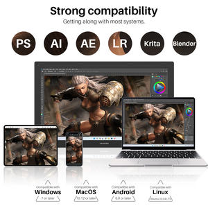 <span class=keywords><strong>Huion</strong></span> <span class=keywords><strong>Kamvas</strong></span> <span class=keywords><strong>Pro</strong></span> 27, Pantalla de Alto Rendimiento de 144 Hz, Tableta Gráfica de 27 Pulgadas y <span class=keywords><strong>4K</strong></span> con Pantalla para Artistas, Diseñadores y Animadores - Product Image 6