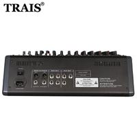 Mélangeur audio OEM 12 canaux Alimentation fantôme 48V Performance Divertissement Mélangeur analogique professionnel