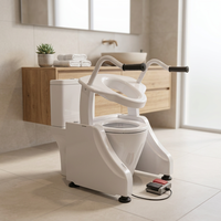 Siège de toilette relevable pour personnes âgées et handicapées, aide à la mobilité dans la salle de bain, siège de toilette automatique pour seniors
