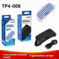 Tastiera Wireless per PS4 SLIM con Funzioni Chat TP4-008, Accessorio per Controller BT Gaming