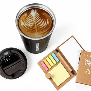 Gobelet isotherme en acier inoxydable avec logo personnalisé, tasse de voyage à double paroi, thermos pour cadeau promotionnel d'entreprise - Product Image 1